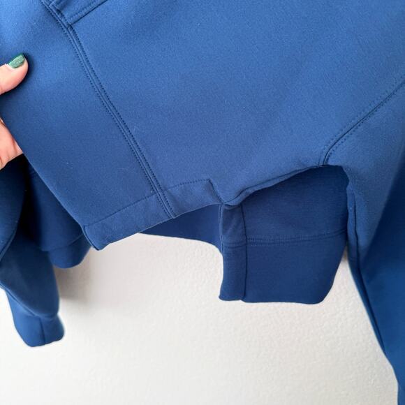 [Abercrombie & Fitch] YPB Blue neoKnit Cropped Crew Neck Sweatshirt Size Large L - Picture 11 of 12